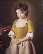Pietro Antonio Rotari Portrait of a Young Girl, La Penitente Germany oil painting artist